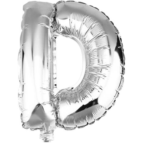 Silberne Buchstaben Happy Birthday Folienballons, Happy Birthday Banner für Kinder Erwachsene Geburtstagsparty Dekoration Zubehör Zubehör