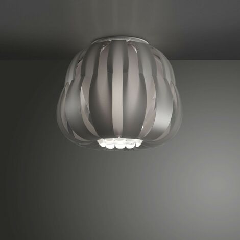 Silberne Deckenlampe Cm. 29 x 23h