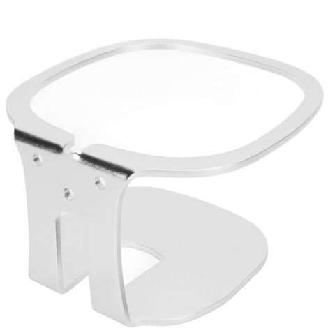 Silberne Wandhalterung für Sonos Play:1 und ONE SL Lautsprecher, robuste Halterung aus Aluminiumlegierung, hohe Tragfähigkeit.