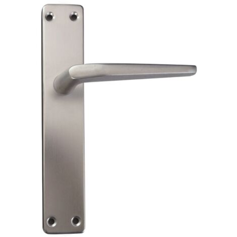 Silberner Aluminiumgriff mit 8-mm-Vierkantplatte