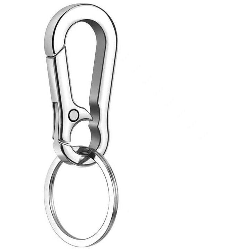 Image of Silberner Bergsteiger-Schlüsselanhänger