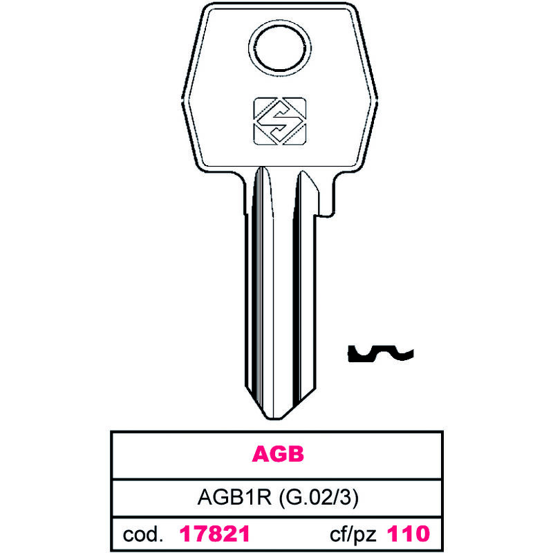 Idroweb - Silca chiave asc agb1r (g.vac 3) agb