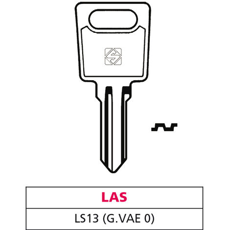 Silca chiave asc ls13 (g. vae 0) las (10 pezzi) - Silca