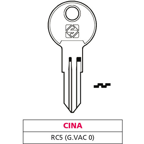 Silca chiave asc rc5 (g. vac 0) cina (20 pezzi) - Silca