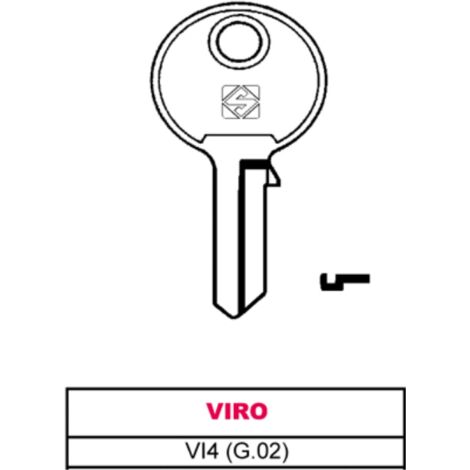 Silca chiave asc vi4 (g.vac 0) viro (20 pezzi) - Silca