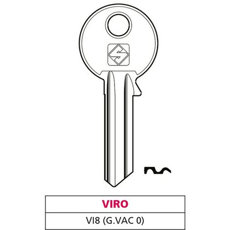 Silca chiave asc vi8 (g. vac 0) viro (20 pezzi) - Silca