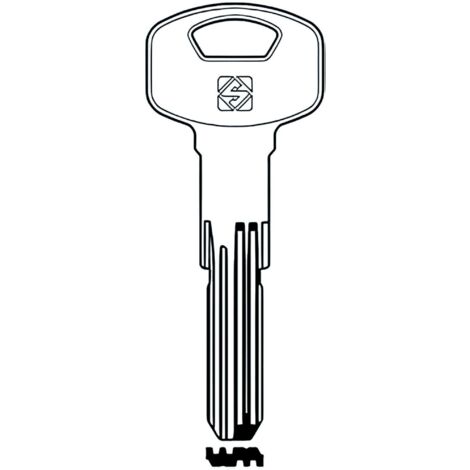 Silca CHIAVE PUNZONATA OTTONE YA118SMD (G. VAG 1) YALE - 10 pezzi