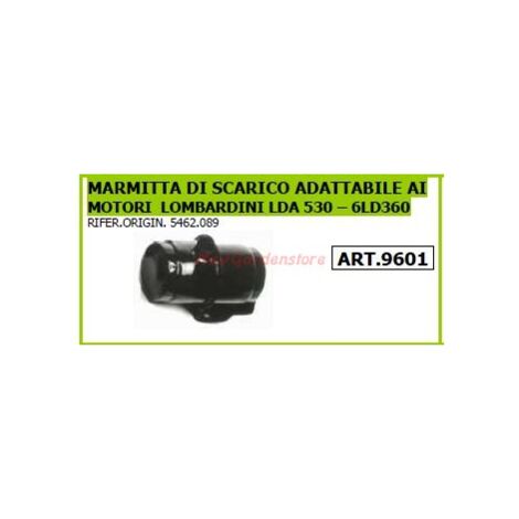 Silenciador de escape para motocultor JLO L101 125 152 9601 motocultor rotativo