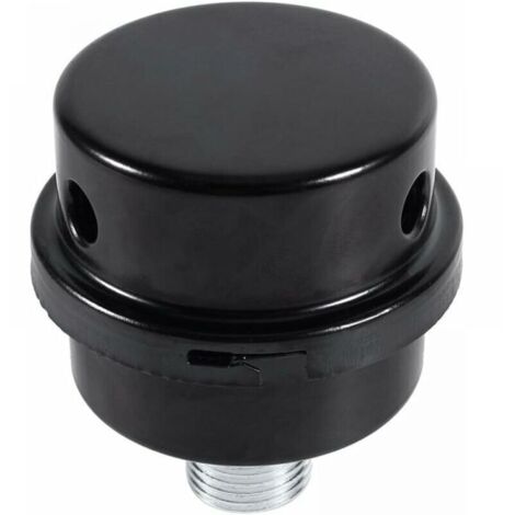 Silenciador para compresor de aire, filtro silenciador con conexión roscada de 1/2 pulgada, filtro de admisión de aire con reducción de ruido para compresores de aire sin aceite.