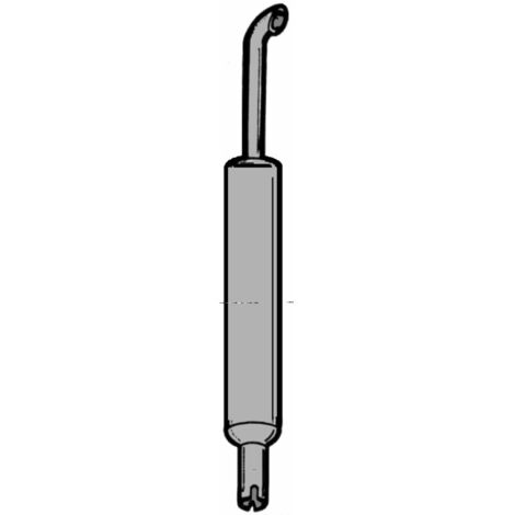 Silencieux 598384, 79018848 Ø 44 H 960 adaptable FIAT CNH