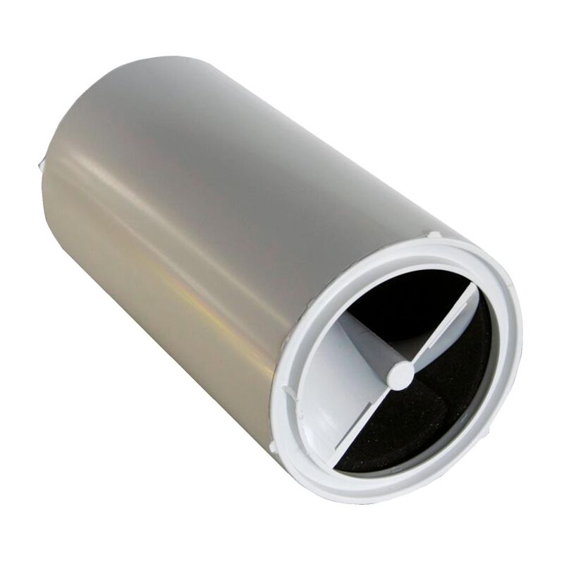 Silencieux acoustique hélicoïdal pour trous d'aération 'série helix' silencieux acoustique helix43 pa 100cm2 dn est.155 lung.