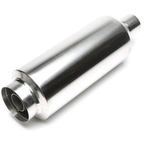 Silencieux arrière sport universel inox 100/45mm rond, avec attenuateur-27480596