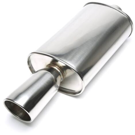 Silencieux arrière sport universel inox TA Technix 100mm rond / biseaute-27480569