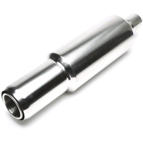 Silencieux arrière sport universel inox TA Technix 115 / 80mm rond-27480581