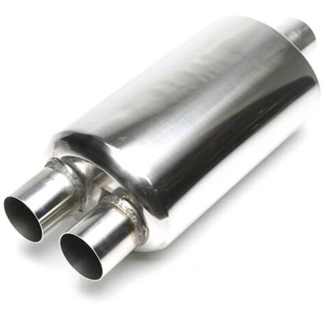 Silencieux arrière sport universel inox TA Technix 2 x 52mm rond-27480617