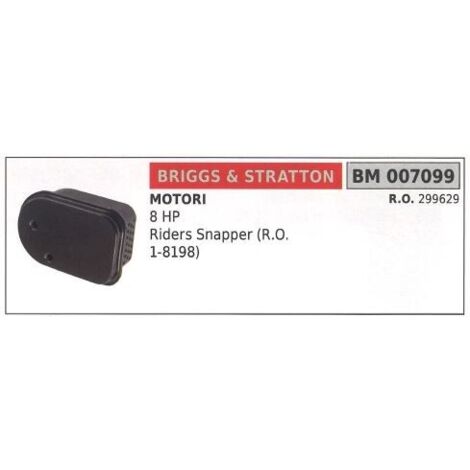 Silencieux B&S pour tondeuse à gazon 8 HP 007099