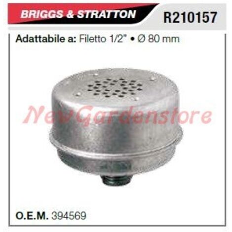 Silencieux B&S pour tondeuse à gazon fileté 1/2" R210157