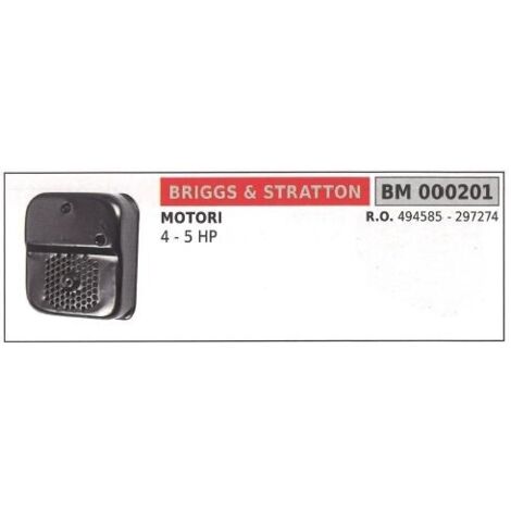 Silencieux B&S tondeuse 4 5 HP 000201