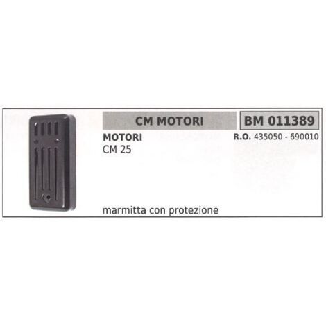 Silencieux CM MOTORI avec protection CM 25 motopompe 011389