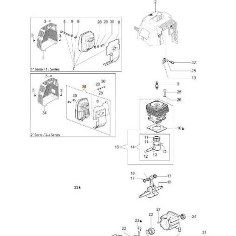 SILENCIEUX COMPLET ORIGINAL EMAK 61330192CR