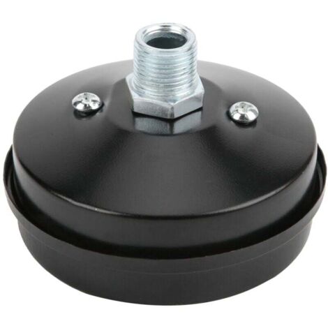 Silencieux Compresseur Air Coque Fer Plat Filtre Admission Direct G3/8 16.2mm