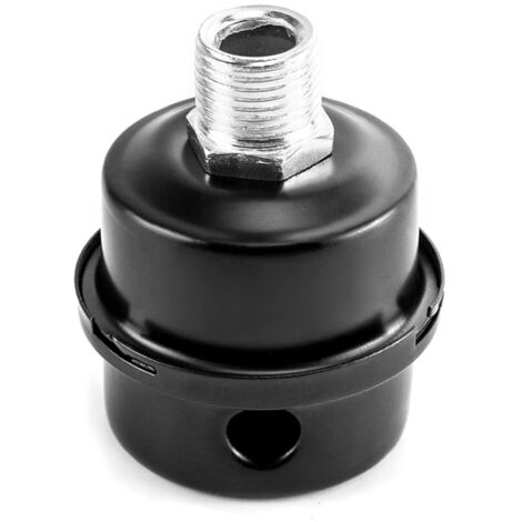 Silencieux de compresseur d'air sans huile, accessoires de petite pompe à air pour compresseur d'air, filtre à air, élément de filtre à air, fer de 16 mm, élément de filtre jaune ordinaire