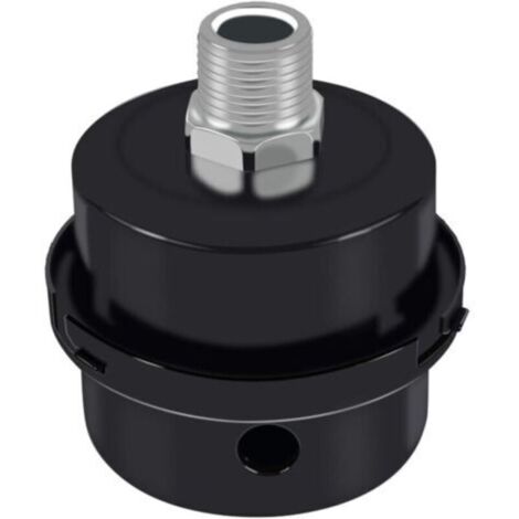 Silencieux de compresseur d'air, silencieux en métal du silencieux du filtre d'aspiration du silencieux，pièces de rechange de filtre de compresseur d'air, accessoires de silencieux de compresseur d'ai