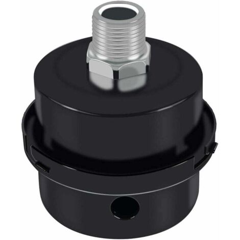Silencieux de compresseur d'air, silencieux en métal du silencieux du filtre d'aspiration du silencieux，pièces de rechange de filtre de compresseur d'air, accessoires de silencieux de compresseur d'ai