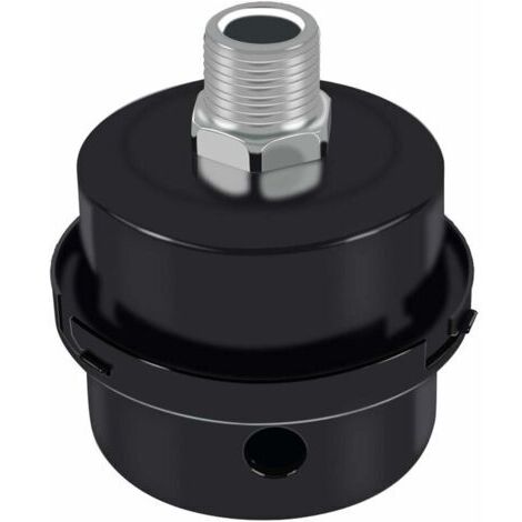 Silencieux de compresseur d'air, silencieux en métal du silencieux du filtre d'aspiration du silencieux，pièces de rechange de filtre de compresseur d'air, accessoires de silencieux de compresseur d'ai