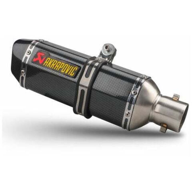 Silencieux d'échappement de moto de 1.5-2' Système D'échappement Moto Universelle , tuyau d'échappement en fibre de carbone, adapté aux motos et aux