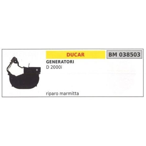 Silencieux d'échappement DUCAR generator D 2000i 038503