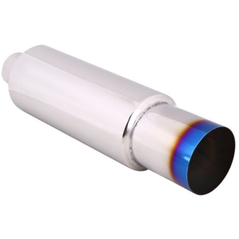 Silencieux d'échappement Keenso pour moto, embout de 4 pouces, silencieux de 2,5 pouces, type N1, en acier inoxydable, pour voiture