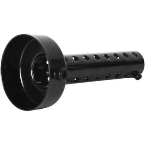Silencieux d'échappement moto, silencieux turbo sound, 1 pièce, 60 mm, noir, adapté au diamètre du tuyau d'échappement 59 mm - 60 mm