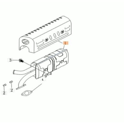 SILENCIEUX D'ORIGINE EMAK L66151875