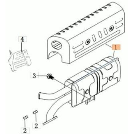 SILENCIEUX D'ORIGINE EMAK L66152056