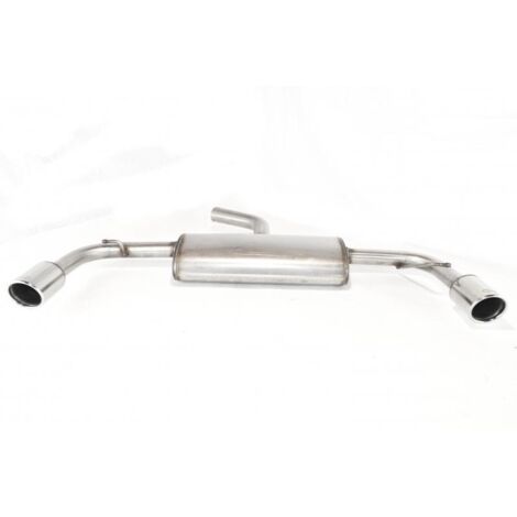 Silencieux Duplex Echappement Inox Ulter VW Golf 6 look GTI 90mm-36953231