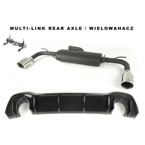 Silencieux Duplex Echappement Ulter VW Golf 8 2019 a 2021 1.5TSI 100mm-36956626