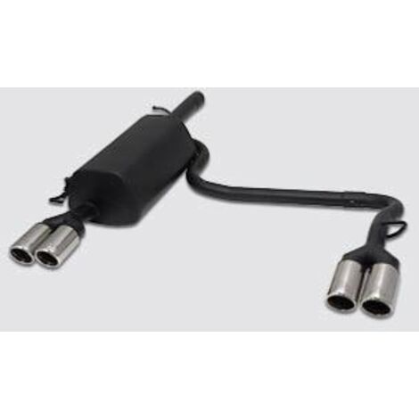 Silencieux Duplex Echappement Ulter VW Passat 3B/3BG 1996-2005 2x90mm-36953523