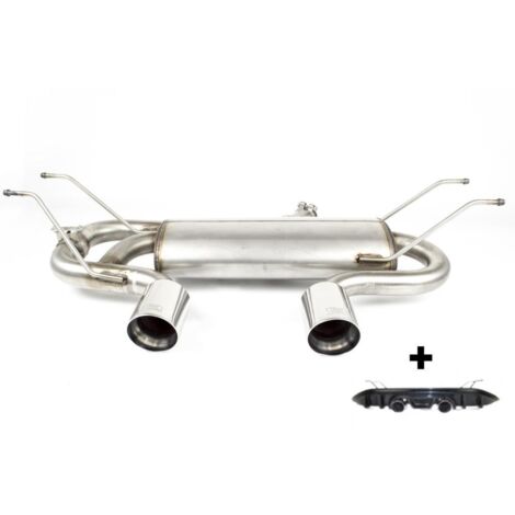 Silencieux Duplex Inox Ulter Mazda MX-5 ND 2014-2019 1.5/2.0 90mm Rond-35851734