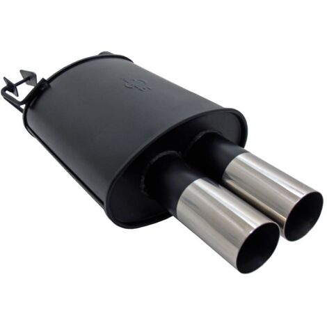 Silencieux Echappement BMW Serie 5 E39 Berline 96-03 - 2x76mm RL-27672671