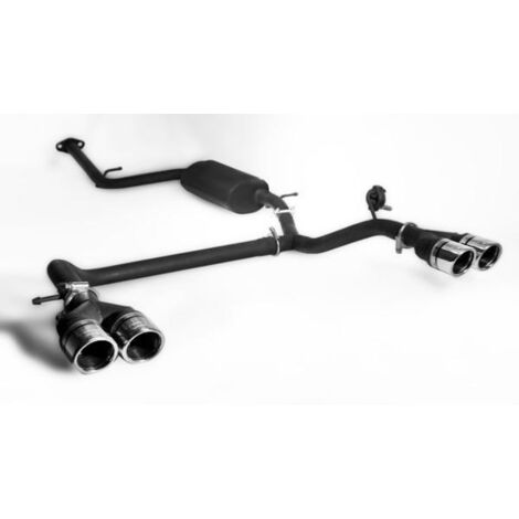 Silencieux Echappement Duplex Ulter Toyota IQ 2009 a 2014 2x70mm-36922831
