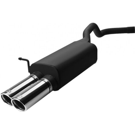 Silencieux Echappement Ulter Skoda Fabia 2 2006-2010 2x70mm-36870542