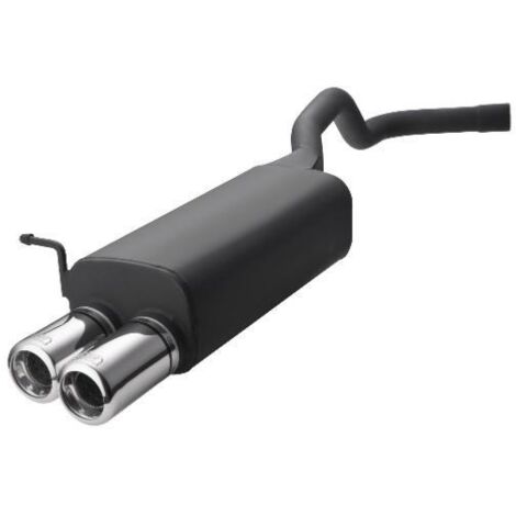 Silencieux Echappement Ulter Skoda Fabia 2 2006-2010 2x80mm-36870441