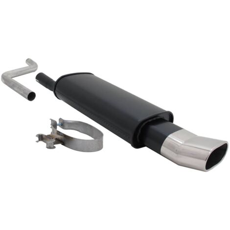 Silencieux Echappement VW Polo 86C de 1990 a 1994 sortie 75 x 135mm DTM-27672861
