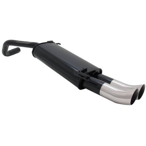 Silencieux Echappement VW Polo 9N/9N3 01/09 - 2 x 76mm DTM-13835973
