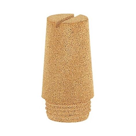 Silencieux G3/8 en bronze fritté, avec fente
