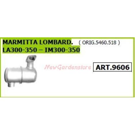 Silencieux LOMBARDINI pour tracteur à pied cultivateur rotatif LA300 350 IM300 350 9606