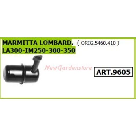 Silencieux LOMBARDINI pour tracteur à pied cultivateur rotatif LA300 IM250 300 350 9605