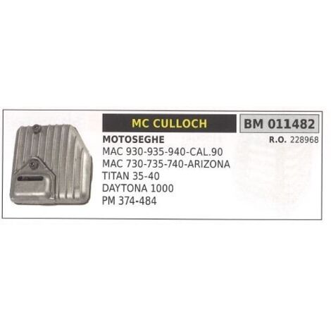 Silencieux MC CULLOCH débroussailleuse MAC 930 935 940 CAL.90 011482