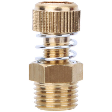 Silencieux pneumatique en laiton BSPT, électrovanne à filetage mâle, connecteur d'échappement d'air 1/4 pouces, 10 pièces.
